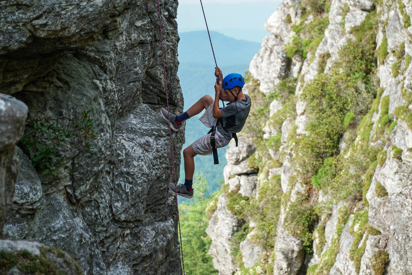 Rock Climbing Camp Carolina, Brevard NC